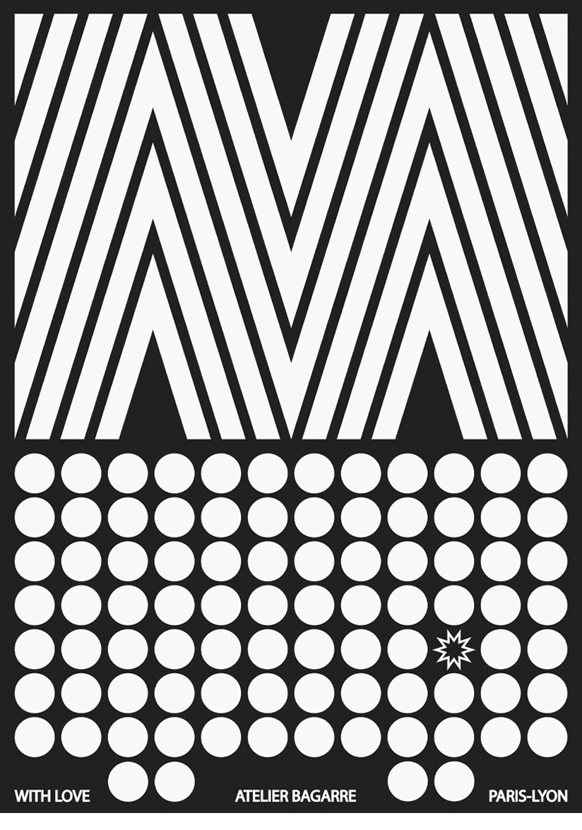 M***!©® — poster, B2, 2022, Atelier Bagarre