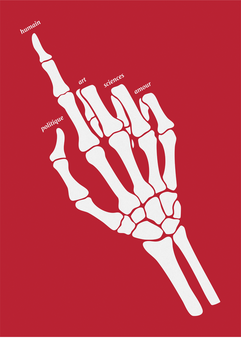 Les Humanités — poster, B2, 2025, Atelier Bagarre
