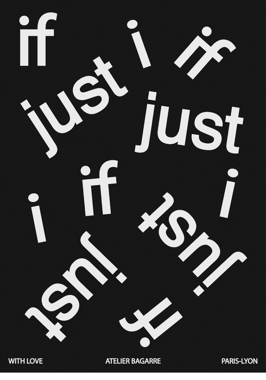If — poster, B2, 2022, Atelier Bagarre